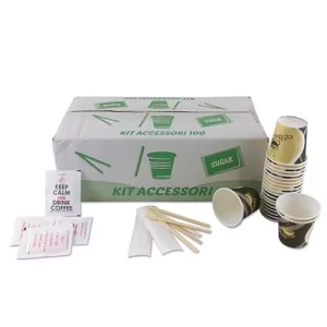 Kit Accessori Biodegradabile da 100 Pezzi